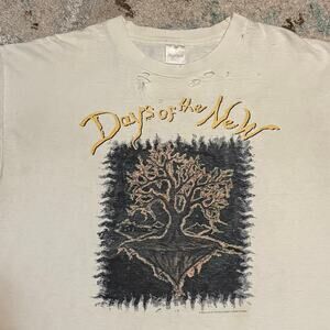 Vintage 1998 Days of the New Shirt Size XL Distressed Grunge Band Tee